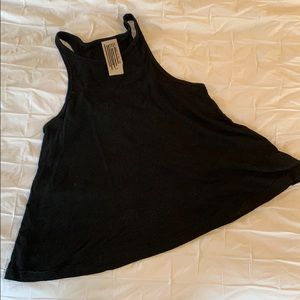 Free People Black Racerback Swing Tank